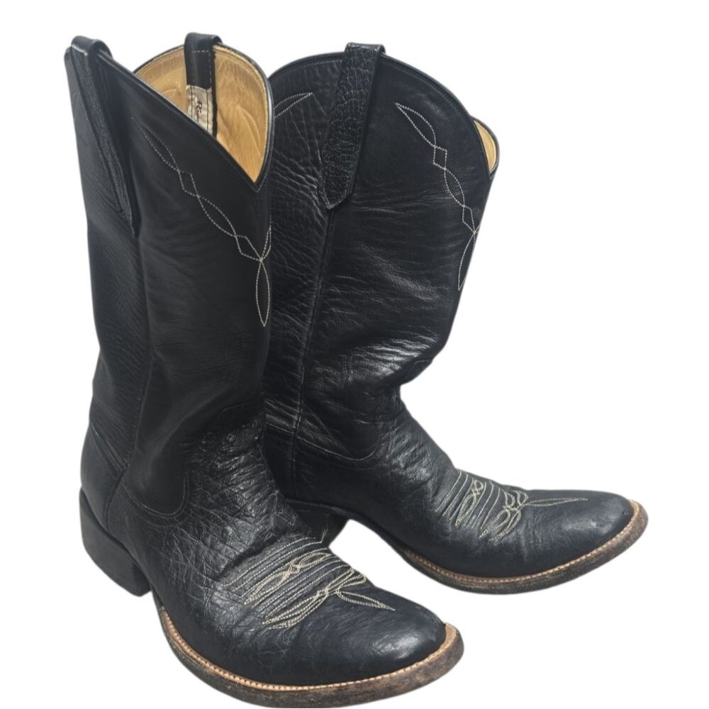 Mens Rios of Mercedes Smooth Ostrich cowboy boots 8AA
